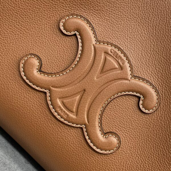 sy_no_34FBDA5E2C2116FC34F727CB7B3CF4FD_7 Grained Leather Small Tote Bag