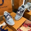 sy_no_37886ACC149AB055BAE775186D69ED92_3 Louis Vuitton Men's Navy Blue Denim LV Trainer Sneakers