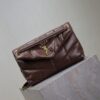sy_no_37F360F758F18B211D738F89B12CF77F_1 YSL Loulou 29cm Quilted Chain Bag – Coffee Brown Lambskin