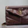 sy_no_37F360F758F18B211D738F89B12CF77F_2 YSL Loulou 29cm Quilted Chain Bag – Coffee Brown Lambskin