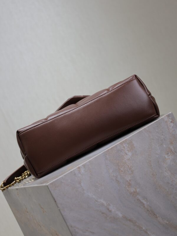 sy_no_37F360F758F18B211D738F89B12CF77F_6 YSL Loulou 29cm Quilted Chain Bag – Coffee Brown Lambskin