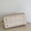 Light Khaki and Cream Signature Canvas Rowan Boston Bag
