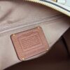 Light Khaki and Cream Signature Canvas Rowan Boston Bag