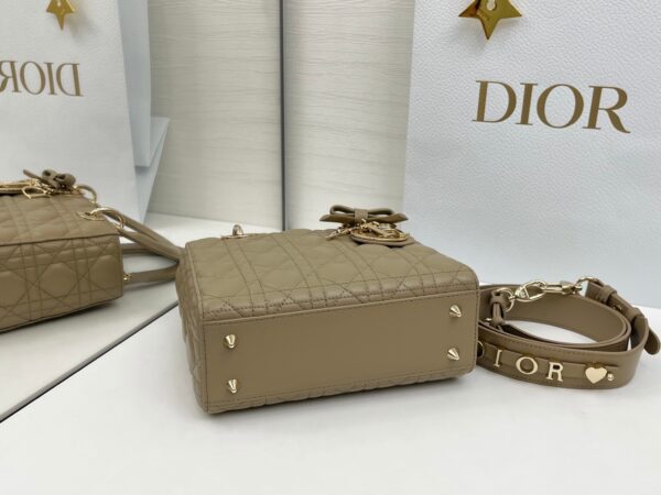 Lady Dior My ABCDior Mini Bag – Warm Gray-Brown Lambskin