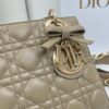 Lady Dior My ABCDior Mini Bag – Warm Gray-Brown Lambskin