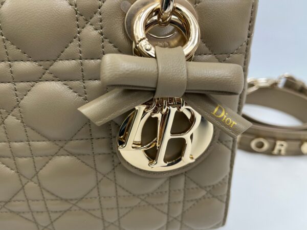 Lady Dior My ABCDior Mini Bag – Warm Gray-Brown Lambskin