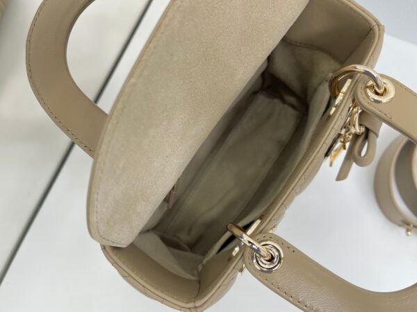 Lady Dior My ABCDior Mini Bag – Warm Gray-Brown Lambskin