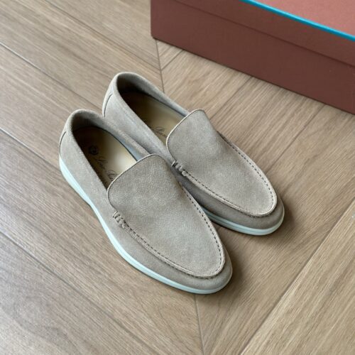 Loro Piana Summer Walk Suede Loafers