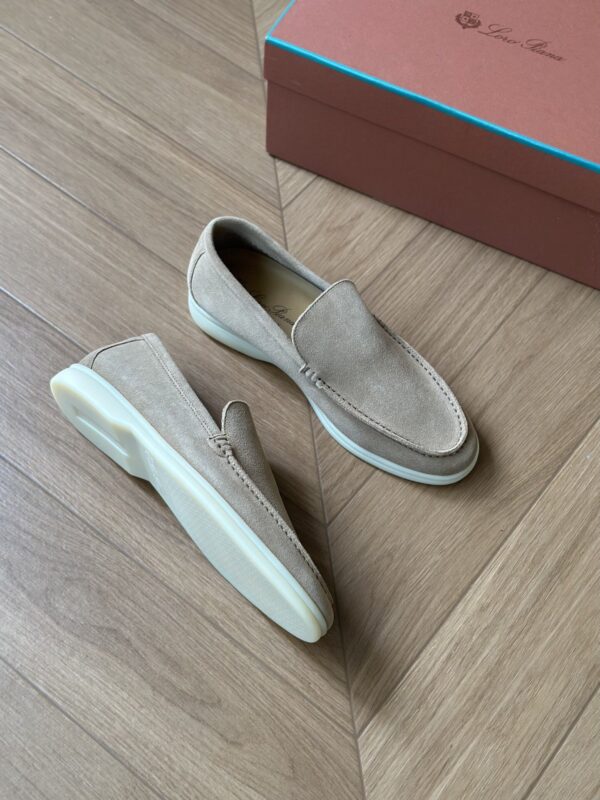Loro Piana Summer Walk Suede Loafers