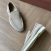 Loro Piana Summer Walk Suede Loafers