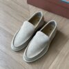 Loro Piana Summer Walk Suede Loafers