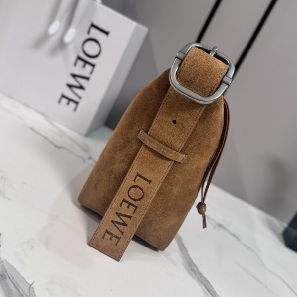 Loewe Medium Loop Hobo Bag – Suede Calfskin Leather