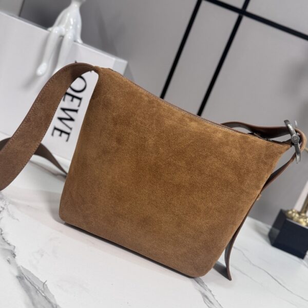 Loewe Medium Loop Hobo Bag – Suede Calfskin Leather