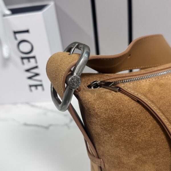 Loewe Medium Loop Hobo Bag – Suede Calfskin Leather