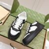 sy_no_38AC2F3EBB547AAD23D568A99A434CA3_0 Gucci GG Embossed Leather Platform Sneaker – Black / White