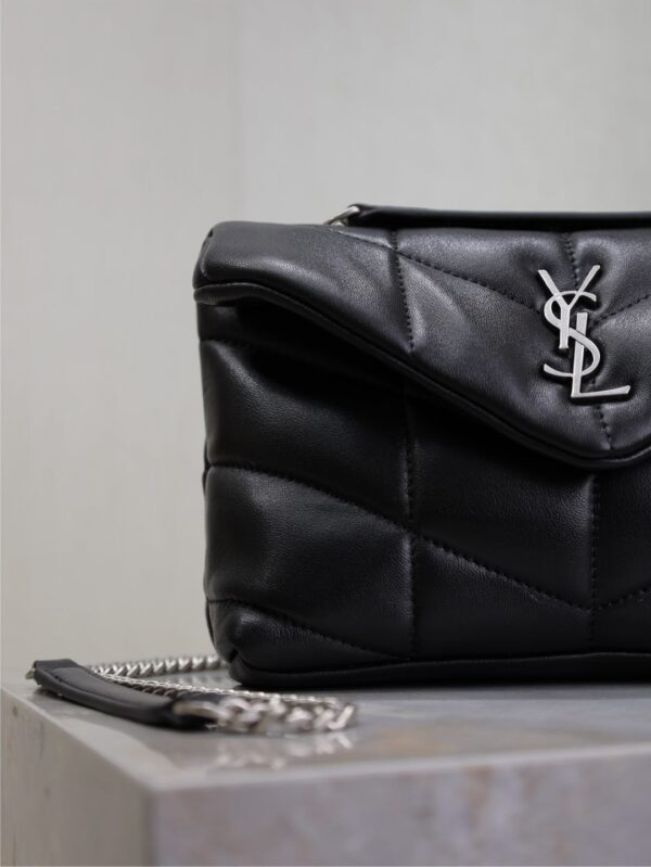 sy_no_38D322885EFEDF4DBCCA1BBE4772A74E_2 YSL Loulou Mini Double-Chain Bag – Black Lambskin