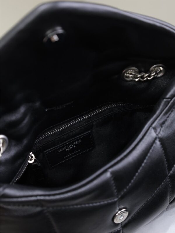 sy_no_38D322885EFEDF4DBCCA1BBE4772A74E_8 YSL Loulou Mini Double-Chain Bag – Black Lambskin