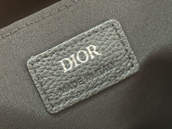 sy_no_3940D566F7B584C428FD6C49C42988E7_8 DIOR Men's Backpack – Oblique Jacquard and Black Grained Calfskin Flap Backpack