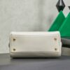 Miu Miu Women's Arcadie Calfskin Bowling Bag – Vintage-Style Shell Bag (Suitable for Commuting; Shoulder, Crossbody, or Hand-Carry)