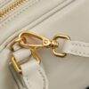 Miu Miu Women's Arcadie Calfskin Bowling Bag – Vintage-Style Shell Bag (Suitable for Commuting; Shoulder, Crossbody, or Hand-Carry)