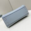 Fendi Peekaboo Handbag – Blue Calfskin
