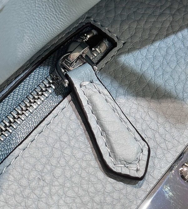 Fendi Peekaboo Handbag – Blue Calfskin