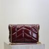 sy_no_3A429A7220EC45BD0E8CD3D01AE4A7EF_8 Loulou 29cm Quilted Waxed Leather Chain Bag – Burgundy