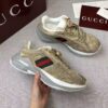 sy_no_3A8F138D75ED2F66D236E5E05550C447_4 Gucci Run GG Canvas & Suede Sneaker in Beige/Tan