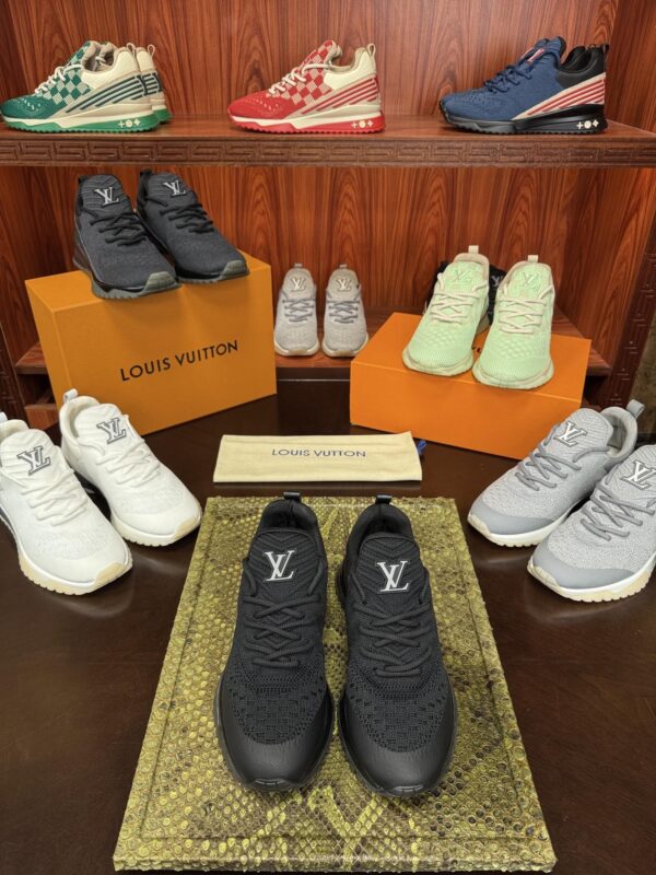Louis Vuitton Black Knit Runner Sneaker