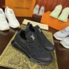 Louis Vuitton Black Knit Runner Sneaker