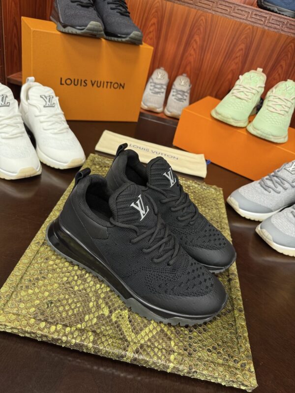 Louis Vuitton Black Knit Runner Sneaker