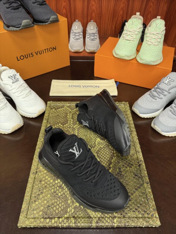 Louis Vuitton Black Knit Runner Sneaker