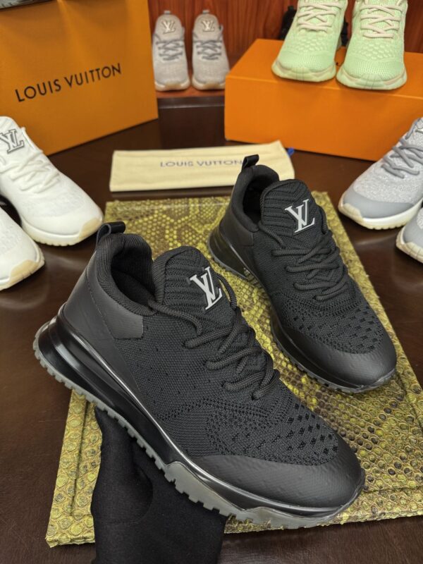 Louis Vuitton Black Knit Runner Sneaker