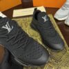 Louis Vuitton Black Knit Runner Sneaker