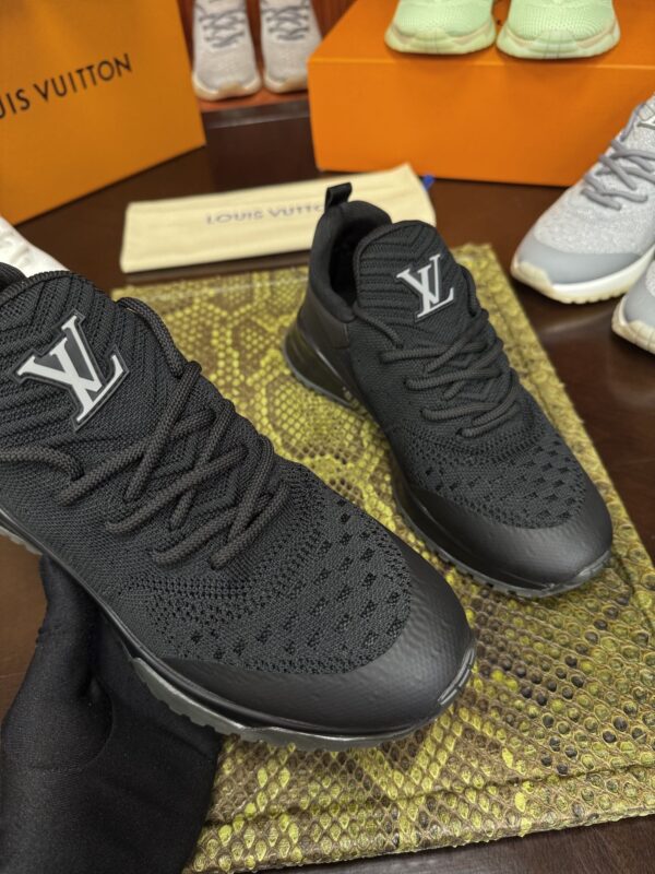 Louis Vuitton Black Knit Runner Sneaker