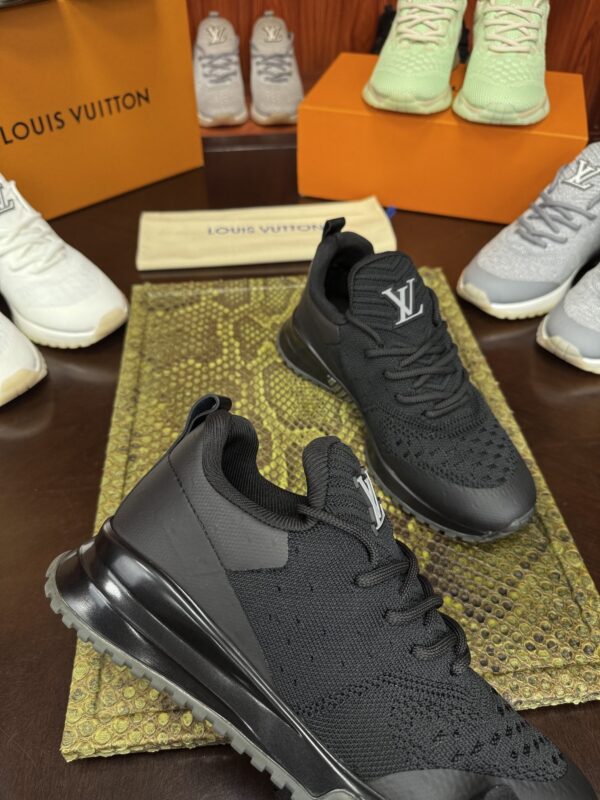 Louis Vuitton Black Knit Runner Sneaker