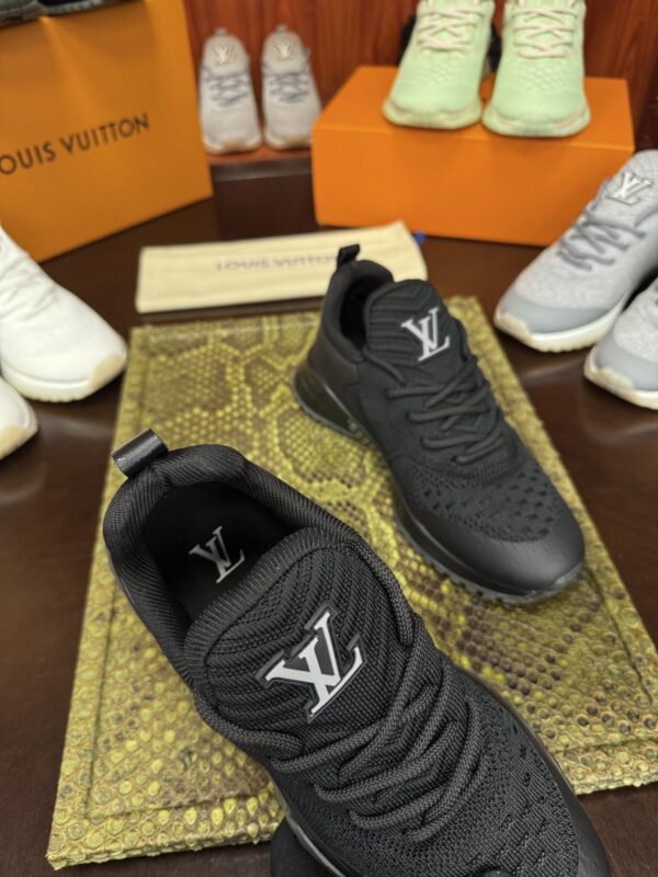 Louis Vuitton Black Knit Runner Sneaker