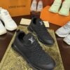 Louis Vuitton Black Knit Runner Sneaker