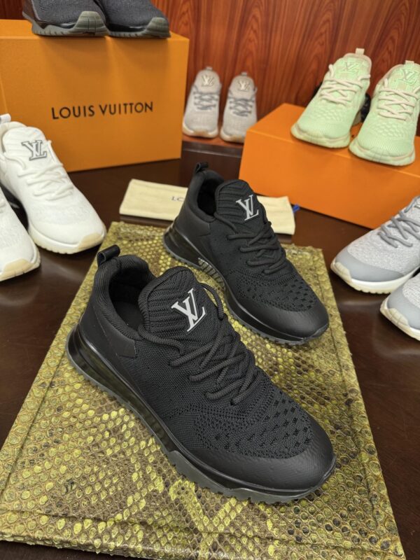 Louis Vuitton Black Knit Runner Sneaker