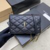 sy_no_3B6AF8DF82E63FCDCC29CB1DE1BBD7C4_0 YSL Becky Quilted Chain Bag – Black & Gold