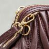 sy_no_3B81CB19F14FA4342AD0BB6B443F2F70_5 Burgundy Matelassé Shell Backpack