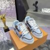 Louis Vuitton LV Trainer Maxi Ice Blue & Sky Blue Monogram Sneakers