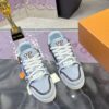 Louis Vuitton LV Trainer Maxi Ice Blue & Sky Blue Monogram Sneakers
