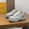 sy_no_3C4A8657596C0578306FAAB18633FAF3_2 Louis Vuitton LV Run 55 White, Grey & Green Chunky Runner Sneakers