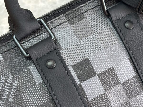 sy_no_3C657933CFDC93B984DDFCFC5855981A_5 Keepall Bandoulière 25 Bag – Damoflage Black Coated Canvas