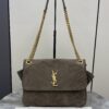 sy_no_3C68DB58406F5E25DAB8C7317B4D3D33_0 YSL Niki Tripouch Medium Bag – Distressed Suede & Gold