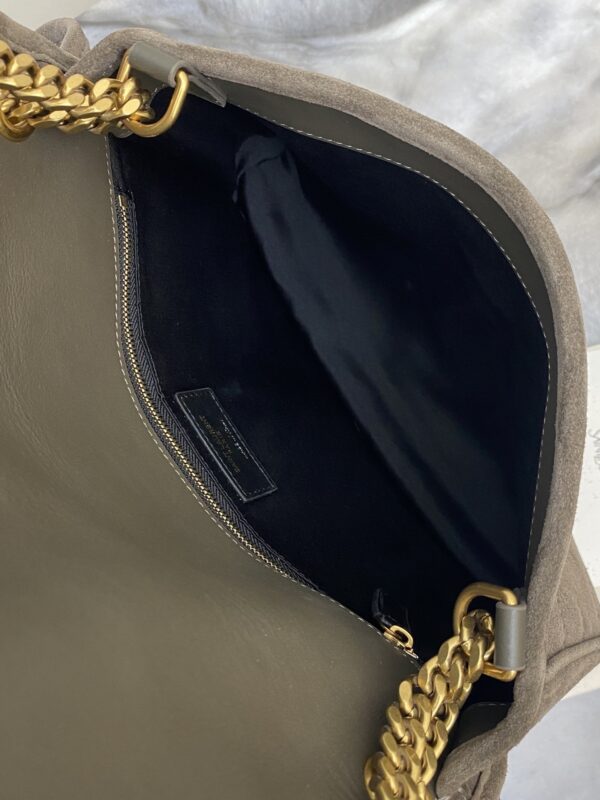 sy_no_3C68DB58406F5E25DAB8C7317B4D3D33_8 YSL Niki Tripouch Medium Bag – Distressed Suede & Gold