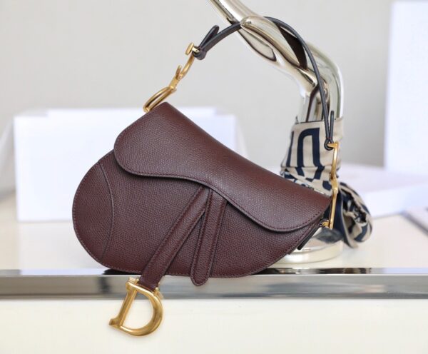 Saddle Mini Bag – Burgundy