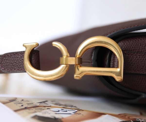 Saddle Mini Bag – Burgundy