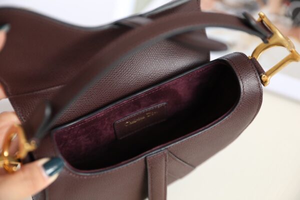 Saddle Mini Bag – Burgundy